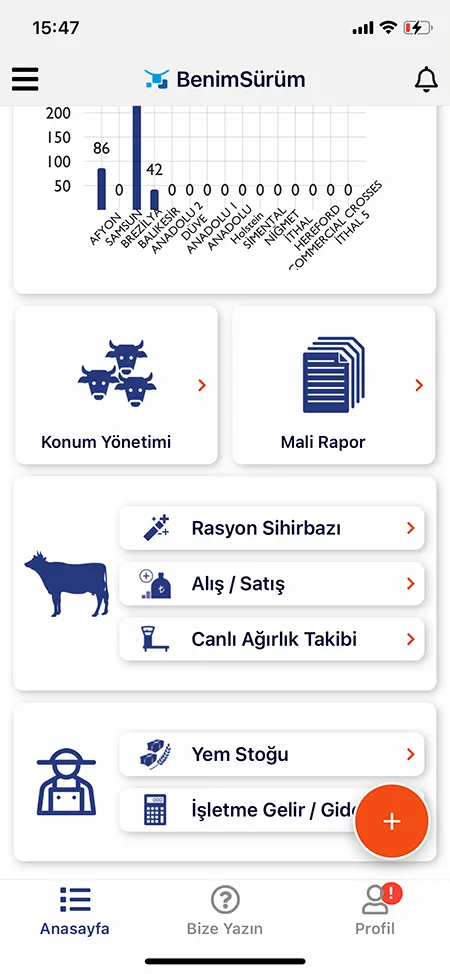 Livestock Scale Program Mobile Screenshot 1