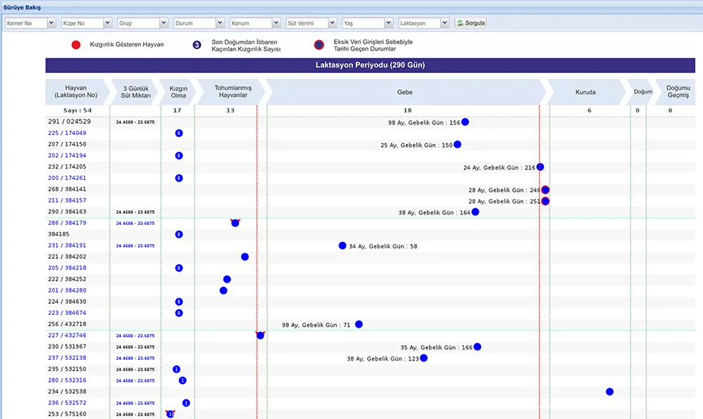 Livestock Calving Calculation Web Screenshot 3