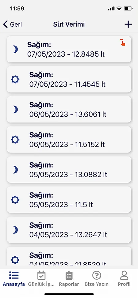 Milk Monitoring Program Mobile Screenshot 5