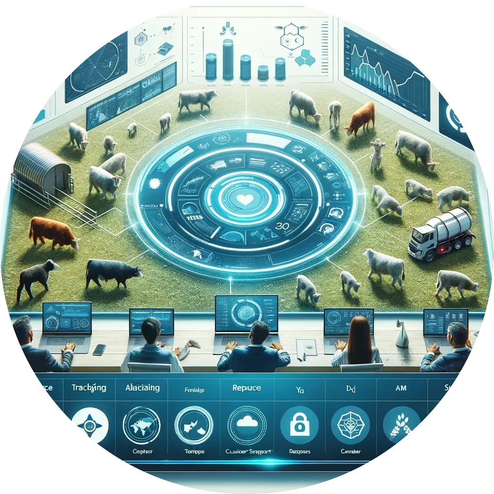 Корпоративные крупные животноводческие фермы