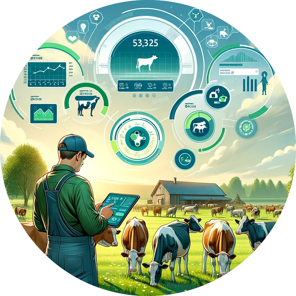 Система контроля стельности коров